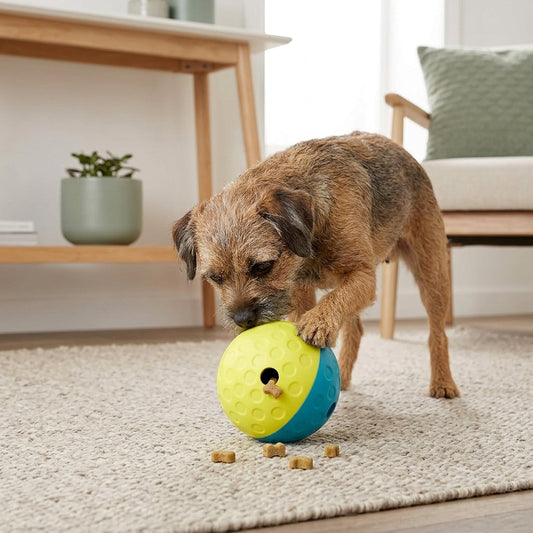 Treat Tumble Puzzle Ball – 4.8" Interactive Kibble & Treat Dispenser for Dogs | Paws Palace