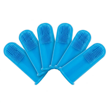 Pet Finger Toothbrush Set – 6 Ultra-Soft Manual Dental Brushes for Dogs & Cats | Paws Palace