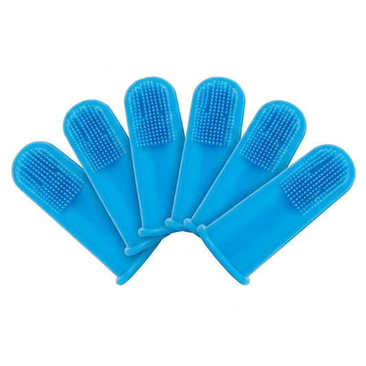 Pet Finger Toothbrush Set – 6 Ultra-Soft Manual Dental Brushes for Dogs & Cats | Paws Palace