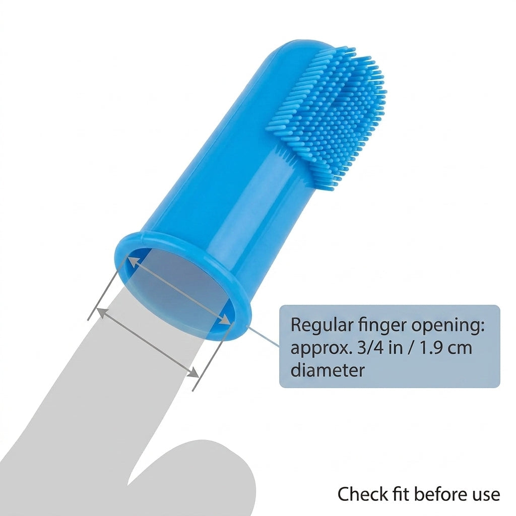 Pet Finger Toothbrush Set – 6 Ultra-Soft Manual Dental Brushes for Dogs & Cats | Paws Palace