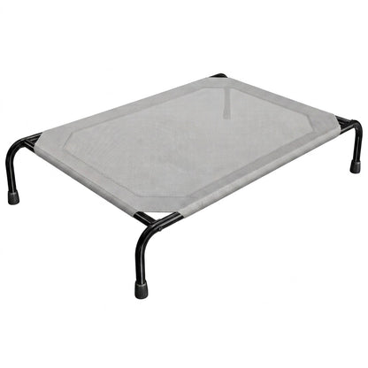 Elevated Cooling Dog Bed – 47.75" Large Outdoor & Indoor Dog Cot (Grey) | Paws Palace