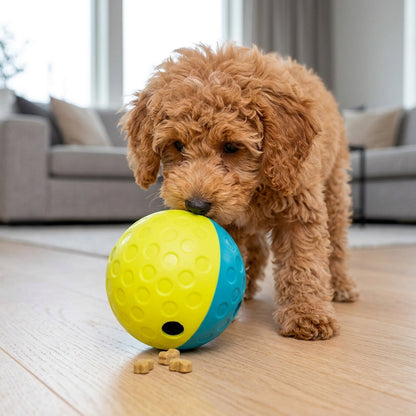 Treat Tumble Puzzle Ball – 4.8" Interactive Kibble & Treat Dispenser for Dogs | Paws Palace